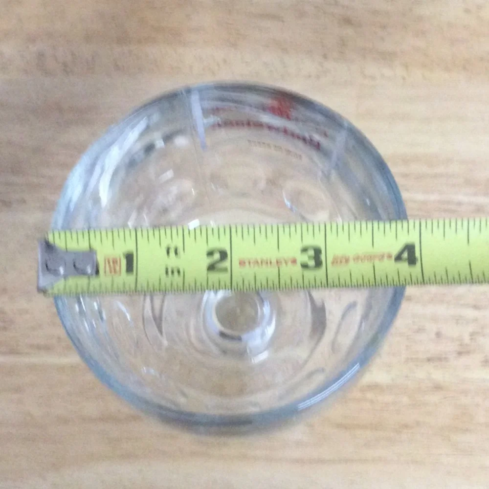🌞 Budweiser vintage King of Beers Stem Drinking Glass Goblet 6” Tall Bow Tie
